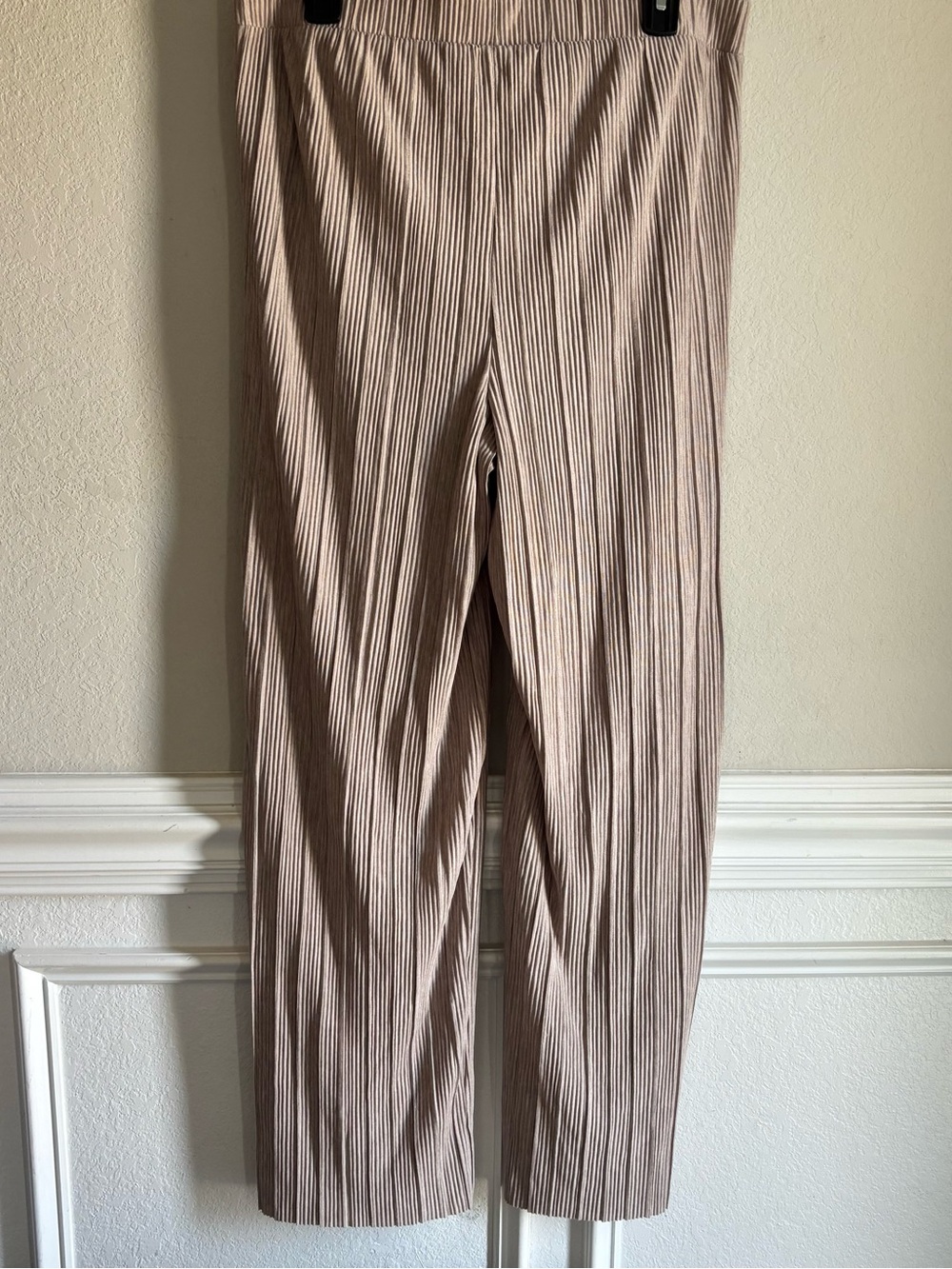 J. Jill Pleated Wide-Leg Pants in Taupe